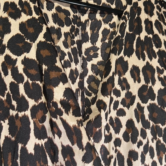 Lane Bryant Leopard dress, 2x PLUS SIZE and sz3 Chicos fringe cardigan! Both - Picture 13 of 13